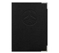 Color pop - Protège Passeport Allemagne Quick exit, PVC Silver Frabrication française, 17 x 10 cm - Etui für den Reisepass (Schwarz)