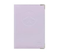 Color Pop Protège Passeport Anti-RFID (Vernis) - Fabriqué en France - PVC - 13,4 x 9,6 x 0,4 cm (Lilas)