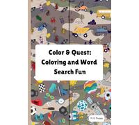 Color & Quest: Coloring and Word Search Fun for Boys