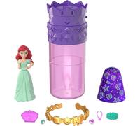 Mattel Petite surprise poupée – 6 surprises (poupée, bracelet, 4 pièces) – Princesse/Méchant