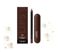 Color-Rich Lip Ampoule & Liner Set, Huile hydratante longue durée pour les lèvres, Duo hydratant pour des Lèvres Douces et Lisses, Formule Cup Non-Stick (C)