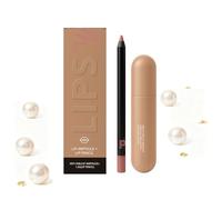 Color-Rich Lip Ampoule & Liner Set, Huile hydratante longue durée pour les lèvres, Duo hydratant pour des Lèvres Douces et Lisses, Formule Cup Non-Stick (B)