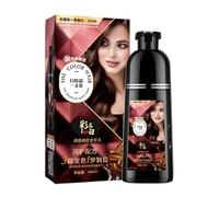 Color Shampoo Hair Dye, 450ml Natural Rich Foam Instant Color Shampoo, Nourishing And Moisturizing Deep Cleansing, No Hair Care Solution For At Home Dye, Men Women