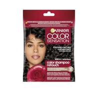 Garnier Shampooing Retouche – Coloration permanente, 100% couverture cheveux blancs – Châtain foncé