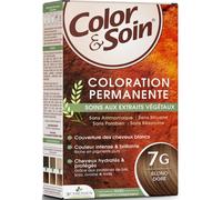 3 Chênes Coloration permanente Color & Soin 7G Blond doré Crème 135 ml