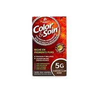 Color & Soin Coloration Permanente Aux Extraits Végétaux 5G Châtain Clair Doré 1 Kit