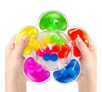 Color Sorting Sensory Toy | Rubber 14cm Educational Game | Fine Motor Skill Practice, Preschool Learning Activity | Calming Cognitive Toy for