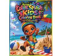 Color Splash Kids Coloring Book DJ’s Beach Day