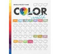 Color Swatch Chart: 3186 Color Palettes to Fill-in | Blank Color Charts for Testing & Blending