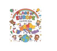 color the flags of Europe: color the flags of Europe and their symbols