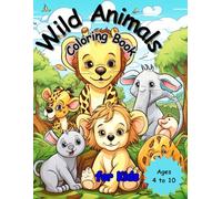 Color the Jungle Wild Animals Coloring Book for Kids Age 4 to 10 Years with 90 Images of Animals