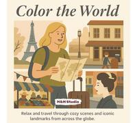 Color the World: Relax and travel through cozy scenes and iconic landmarks from across the globe.