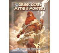 Color This! Gr ods, Myths & Monsters: 50 Single-Sided Coloring Pages