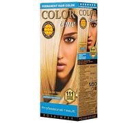 Color Time Gel de blanchiment intensif permanent 111 | Enrichi en gelée royale et vitamine C | Coloration permanente I 100 ML