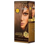 Color Time Teinture Gel Permanente Blond Cendré Foncé 70| Enrichi en gelée royale et vitamine C | Coloration permanente I 100 ML