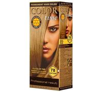 Color Time Teinture Gel Permanente Couleur Blond Clair 78| Enrichi en gelée royale et vitamine C | Coloration permanente I 100 ML