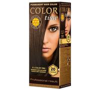 Color Time Teinture Gel Permanente Couleur Chocolat 20| Enrichi en gelée royale et vitamine C | Coloration permanente I 100 ML