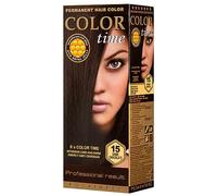 Color Time Teinture Gel Permanente Couleur Chocolat Noir 15 | Enrichi en gelée royale et vitamine C | Coloration permanente I 100 ML