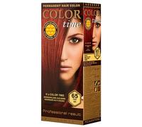 Color Time Teinture Gel Permanente Rouge Feu 65| Enrichi en gelée royale et vitamine C | Coloration permanente I 100 ML