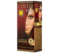 Color Time Teinture Gel Permanente Rouge Intense 67| Enrichi en gelée royale et vitamine C | Coloration permanente I 100 ML