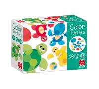 Goula – Jeu en bois Colour Turtles – Jeu d'association des couleurs, 2–4 joueurs, dès 2+