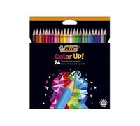 BIC Color Up Crayons de Couleur - Coloris Assortis, Etui Carton de 24 G