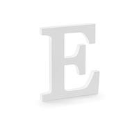 Color-Up.Shop Lettre E en bois Blanc 17 x 20 cm