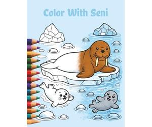 Color with Seni: Ocean Friends Coloring Books for Kids.