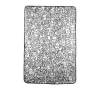 Color Your Own Blanket - Washable Crafting Throw, Art Coloring Sofa Cover | Creative Textile Activity for Boys Girls Families, Preschools, Living Room Bedroom Apartment Home Decoration