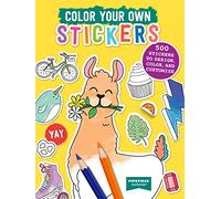 Workman Calendars – Color Your Own Stickers – 500 stickers à concevoir, colorier et personnaliser