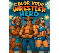Color Your Wrestler Hero: Realistic Wrestling Champions in Epic Outfits - From Ancient Warriors to Modern Ring Legends / A Bold and Fun Coloring Experience for Teens & Adults