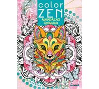 Color Zen - Mandalas animaux - Livre de coloriage détente - Dès 7 ans