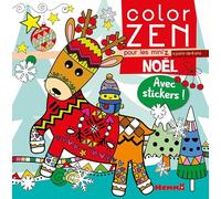 Color Zen pour les Mini'z - Noël - Livre de coloriage détente - dès 4 ans