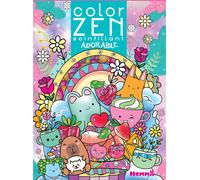 Color Zen scintillant - Adorable - Collectif - Hemma - broché - Document jeunesse