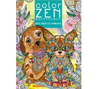 Color Zen scintillant - Mes amis les animaux - Collectif - Hemma - broché - Document jeunesse