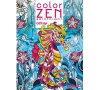 Color Zen scintillant - Océan - Livre de coloriage détente - Dès 6 ans