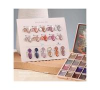 (color01)16 Color Palette High Gloss Surface Professional Glossy Candy Nail Polish Blue