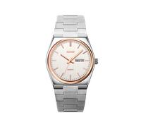(color3) SKMEI Nouvelle montre à quartz décontractée pour homme, entièrement en acier, heure, semaine,