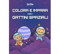 Colora e impara con i gattini spaziali