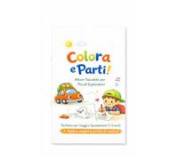 Colora e parti!: Album tascabile per piccoli esploratori