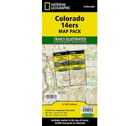 National Geographic Pack de cartes Trails Illustrated Colorado 14ers