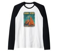 Colorado Cosmic Spires Chemise Galaxy Stars Rocks Manche Raglan