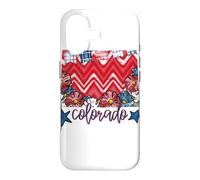 Colorado Floral Chevron Plaid Patrimoine régional Coque pour iPhone 17