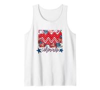 Colorado Floral Chevron Plaid Patrimoine régional Débardeur