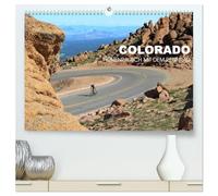 Colorado - Höhenrausch mit dem Rennrad (hochwertiger Premium Wandkalender 2026 DIN A2 quer), Kunstdruck in Hochglanz: Rennradtouren auf den Straßen der Rocky Mountains