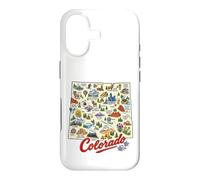 Colorado, Icônes de Carte des États-Unis, Denver, Durango, Coque pour iPhone 17