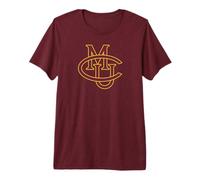 Colorado Mesa University Mavericks Interlocking CMU T-Shirt Haut de Gamme