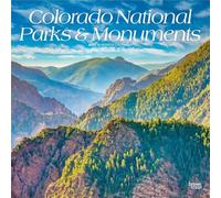 Colorado National Parks & Monuments | 2027 12 x 24 Inch (Hanging) Monthly Square Wall Calendar | Plastic-Free | BrownTrout | Browns Canyon Hovenweep Yucca House