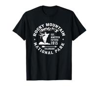 Colorado Rocky Mountain National Park USA Randonnée Camping T-Shirt
