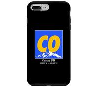 Colorado Souvenir CO Vintage Rocky Mountains Voyage Coque pour iPhone 7 Plus/8 Plus
